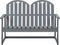 vidaXL - Tuinbank - 110 - cm - massief - acaciahout - grijs