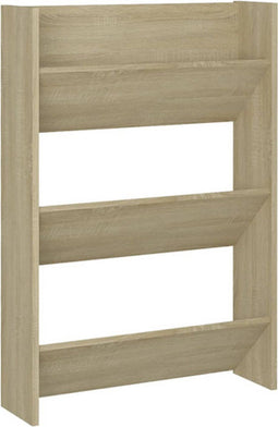 vidaXL-Wandschoenenkast-60x18x90-cm-spaanplaat-sonoma-eikenkleurig