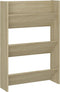 vidaXL-Wandschoenenkast-60x18x90-cm-spaanplaat-sonoma-eikenkleurig