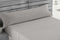 Set beddengoed Alexandra House Living Donker grijs Bed van 90 3 Onderdelen