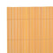 vidaXL - Tuinafscheiding - dubbelzijdig - 90x300 - cm - PVC - geel