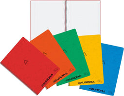 Schrift aurora a4 ruit 5x5mm 120pag 80gr ass | 10 stuks