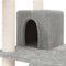 vidaXL - Kattenmeubel - met - sisal - krabpalen - 83 - cm - lichtgrijs