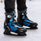 Nijdam North Glider - IJshockeyschaatsen - Semi-Softboot - Zwart/Blauw - Maat 43