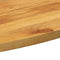 vidaXL - Tafelblad - ovaal - 120x60x2,5 - cm - massief - mangohout