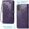 iMoshion Hoesje Geschikt voor Motorola Moto E40 / Moto E30 Hoesje Met Pasjeshouder - iMoshion Mandala Bookcase - Paars