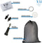 X10 Snorkelmasker - Full Face Masker - Panoramisch zicht - Blauw - L/XL