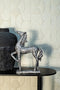 PTMD Lucinda Silver Poly Posing Horse Statue
