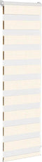 vidaXL - Zebra - rolgordijn - 40x100 - cm - stofbreedte - 35,9 - cm - marmerbeige