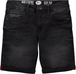 Petrol Industries Bullseye - Denim Short - Slim fit - Zwart - Maat 170