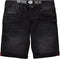 Petrol Industries Bullseye - Denim Short - Slim fit - Zwart - Maat 170