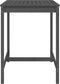 vidaXL Tuintafel 82,5x82,5x110 cm massief grenenhout grijs