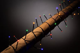 FlinQ 250 LED Lichtketting - Draadloze kerstverlichting - 18 meter - Warm wit en multicolor