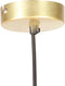 vidaXL Hanglamp industrieel rond 25 W E27 19 cm messingkleurig