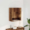 vidaXL - Wandkast - 60x31x70 - cm - bewerkt - hout - oud - houtkleurig