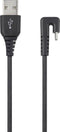 Renkforce RF-4609276 - USB-kabel USB 2.0 USB-C naar USB-A 1.00 m - U-vorm - Zwart