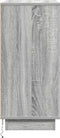 vidaXL - Nachtkastje - met - LED - in - Grijs - Sonoma - - - 71x34,5x75 - cm - - - Geengineerd - Hout