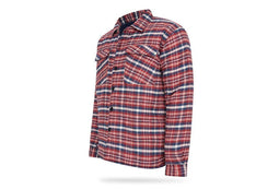 Soul Star - Herenhemd - Gevoerd met ruiten - Rood - M