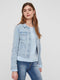 VERO MODA VMHOT SOYA LS DENIM JACKET MIX GA NOOS - Dames Spijkerjas - Knoopsluiting - Maat XS
