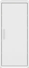vidaXL - Schoenenkast - 32x35x70 - cm - bewerkt - hout - wit