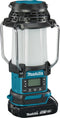 Makita DMR055 - Camping lamp met radio - 270°/360° licht - Blauw/Zwart
