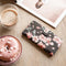iMoshion Hoesje Geschikt voor Samsung Galaxy A52 (5G) / A52s / A52 (4G) Hoesje Met Pasjeshouder - iMoshion Design Softcase Bookcase - Meerkleurig / Blossom Watercolor Black