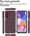 imoshion Hoesje - Geschikt voor Samsung Galaxy A23 (5G) - EasyGrip Backcover - Aubergine