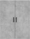 vidaXL - Wandkast - 69,5x34x90 - cm - betongrijs