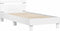 vidaXL - Bedframe - met - hoofdbord - en - LED-verlichting - wit - 75x190 - cm
