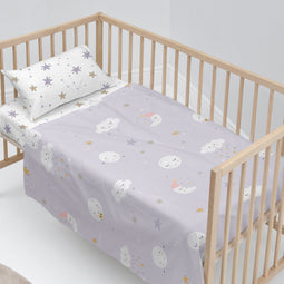Happy Friday Sheet set 2 pieces Moons 100x130 cm (Cot) Multicolor