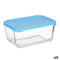 Lunchbox Pasabahce SNOW BOX Blauw Transparant Glas Polyethyleen 790 ml 16,3 x 7,4 x 11,4 cm (12 S...