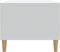 vidaXL - Salontafel - 89,5x50x40 - cm - bewerkt - hout - wit