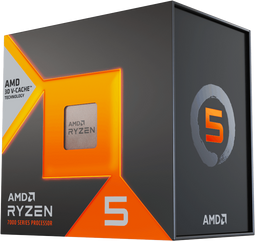 AMD Ryzen 5 7500X3D - CPU - 6 cores 65W Zen 4 AM5 DDR5 3D V-Cache