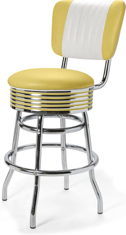 Bel Air Retro Barkruk BS-29-66-CB Geel