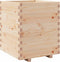 vidaXL - Plantenbak - 60x60x72,5 - cm - massief - grenenhout
