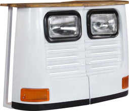vidaXL - Dressoir - vrachtwagen - massief - mangohout - wit