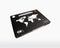 MiMi Innovations® Exclusieve Houten Wereldkaart - Muurdecoratie - Wanddecoratie - Muursticker - 130x78 cm/51.2x30.8 inch - Sapele