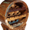 vidaXL - Wijnrek - voor - 10 - flessen - massief - gerecycled - hout