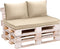 Lounge 120x80 Beige eco nature outdoor finishing