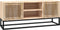 vidaXL - Tv-meubel - 105x30x45 - cm - bewerkt - hout - en - ijzer
