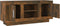 vidaXL - Tv-meubel - 102x35x45 - cm - bewerkt - hout - gerookt - eikenkleurig