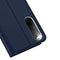 Dux Ducis - Geschikt voor Sony Xperia 10 V - Slim bookcase hoesje - Donkerblauw