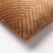 Dutch Decor ZICO - Sierkussen zigzag 45x45 cm Tobacco Brown - bruin - superzacht - Inclusief binnenkussen
