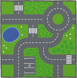 Speelkleed Verkeerswegen, 100x100cm