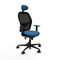 Jorquera Piqueras y Crespo 1D036N1 - Bureaustoel met hoofdsteun - Verstelbare hoogte - Licht Blauw