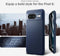 Spigen Liquid Air - Soft case - Air Cushion Technologie - Blauw