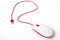 Raspberry Pi - USB Muis - Draad - Optisch - Wit/Rood