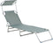 FOLIGNO - Strandstoel - Grijs - Polyester