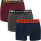 Jack & Jones Jaclichfield - Heren Onderbroek - 3-Pack - Burgundy (3 stuks)