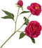 Silk-ka Zijden Bloem-Kunstbloem Pioen Tak Roze 76 cm